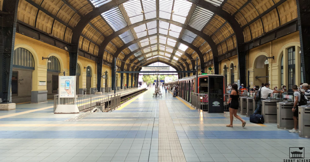 The best way to get around Athens is the Metro.