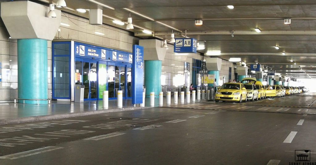 Taxis at Athens International Airport