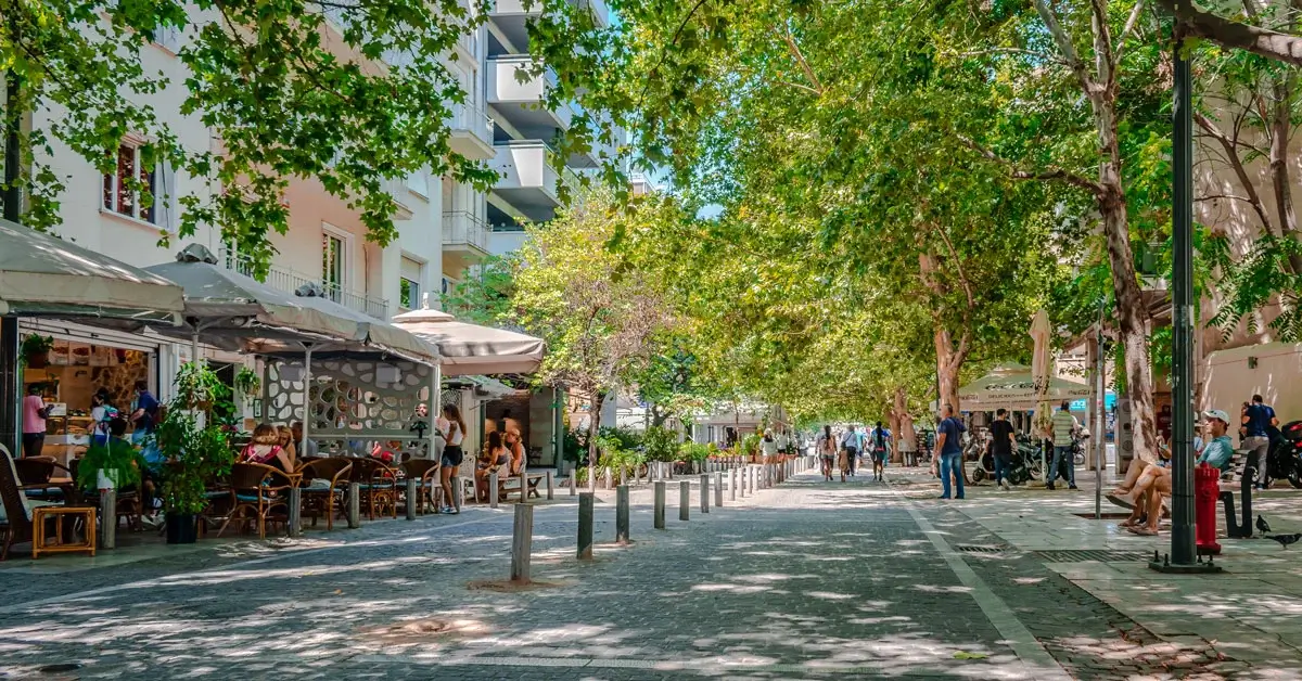 Best season for Athens: Dionysiou Areopagitou Str.