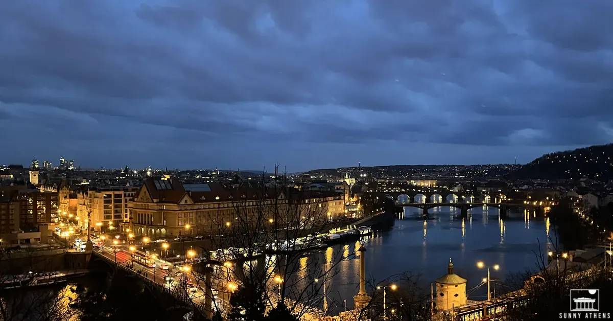 4 Days in Prague: Panoramic view of Prague from Letna Park