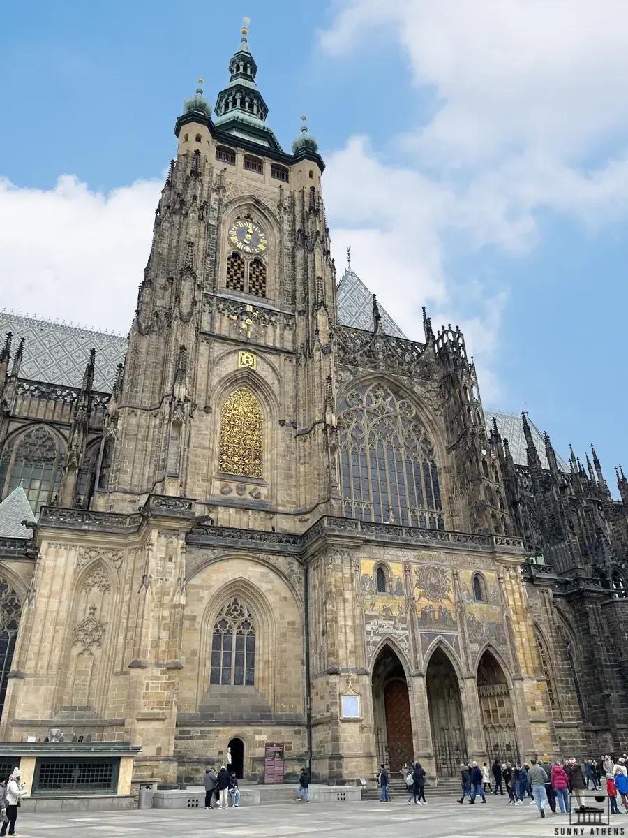 4 Days in Prague: St. Vitus Cathedral facade