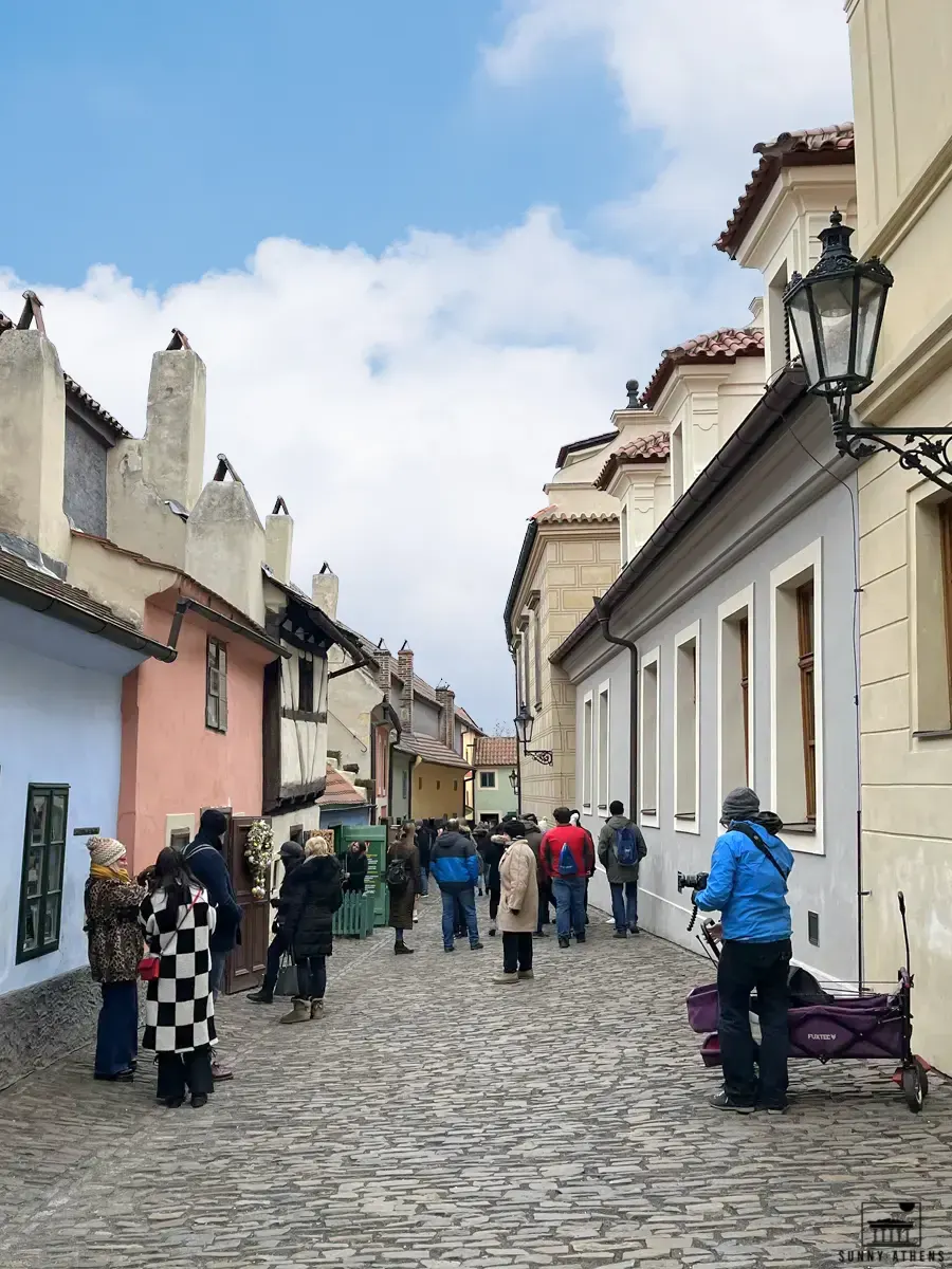 People walking at The Golden Lane