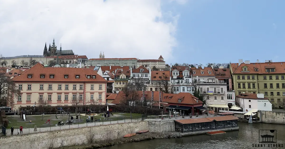 View of Prague from Charles Bridge