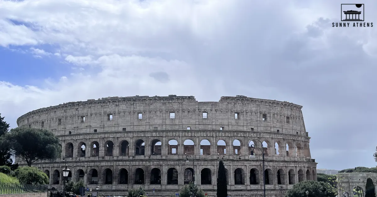 3 Days in Rome Itinerary: Exterior view of the Colosseum.