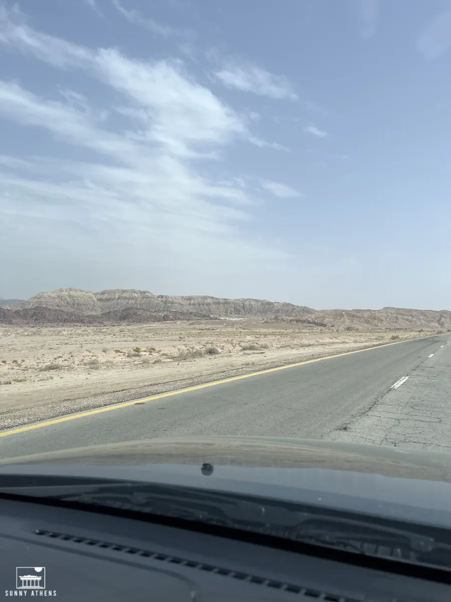 7 Days in Jordan Itinerary: Driving on the famous King's Highway.