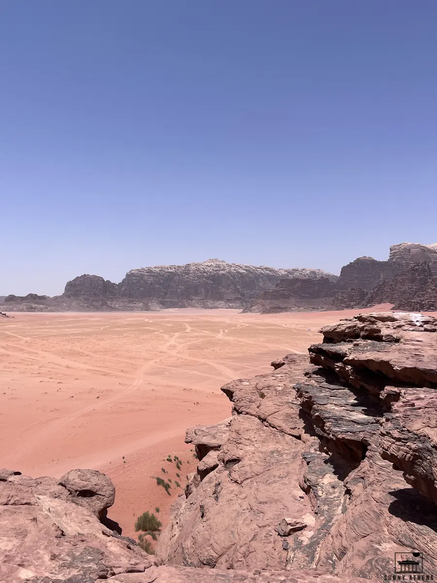 7 Days in Jordan Itinerary: The vast Wadi Rum desert.