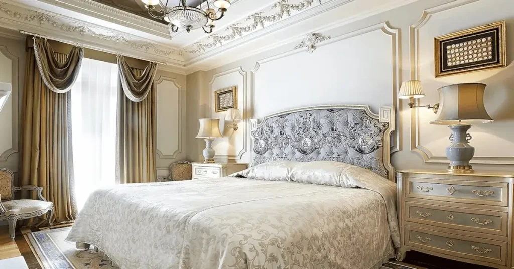 A fine decorated room in Grande Bretagne hotel in Athens