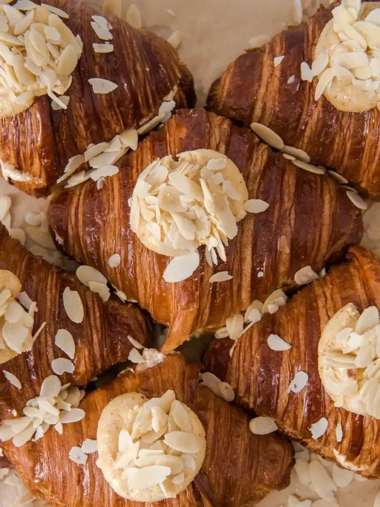 Fresh croissants at Queen Bee Cafe in Kolonaki Athens.